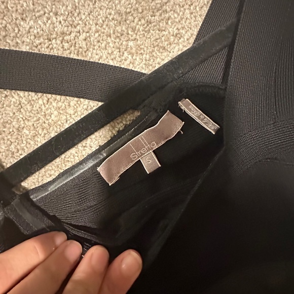 Stretta Asymmetric Bandage Dress - Picture 5 of 7